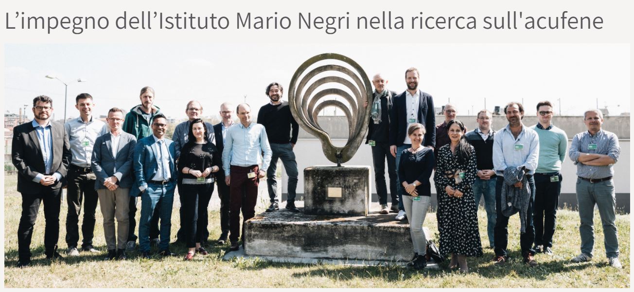 Part of the ESIT team at Istituto Mario Negri, March 2019